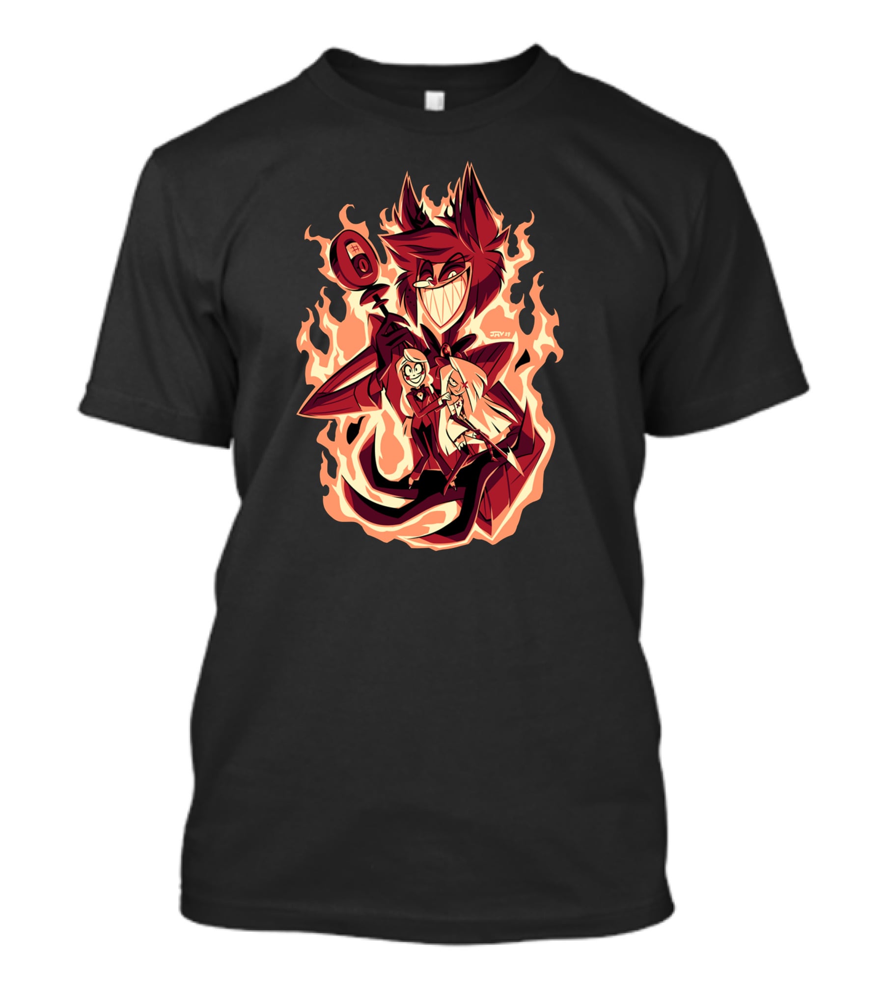 Hazbin Hotel Hellish Grasp Alastor Flame T-Shirt