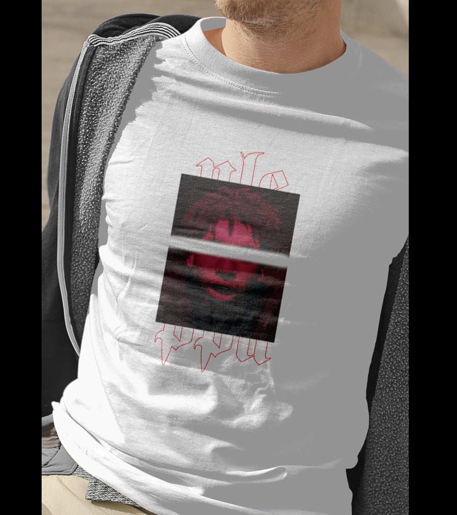 NLE Choppa Red Portrait Merch T-Shirt