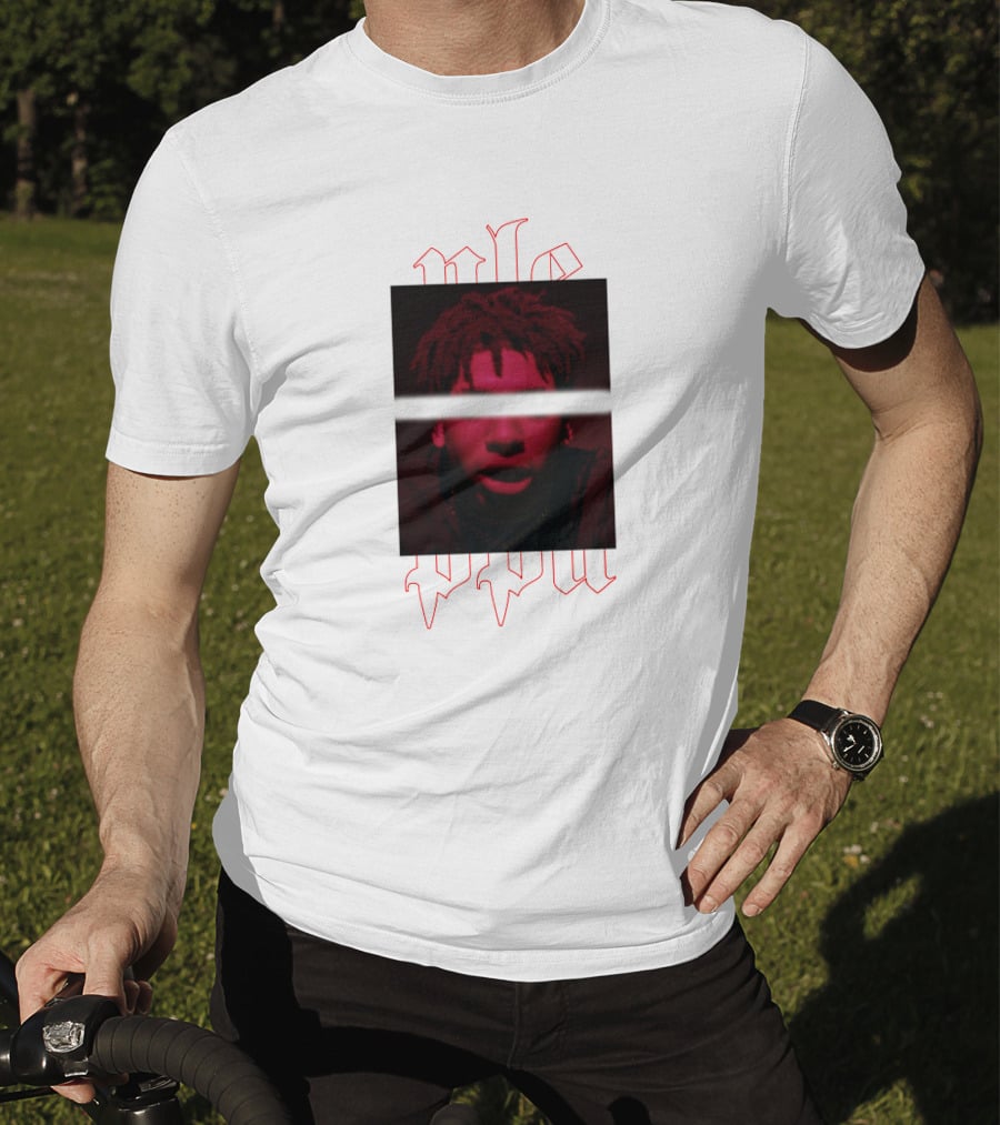 NLE Choppa Red Portrait Merch T-Shirt