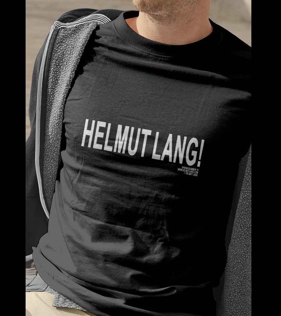 Hel Mut Lang Spring Summer 98 Www.helmutlang.com Installation By Helmut Lang T-Shirt
