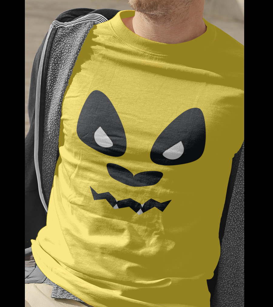 Sapnap Merch Halloween Panda Face Yellow T-Shirt
