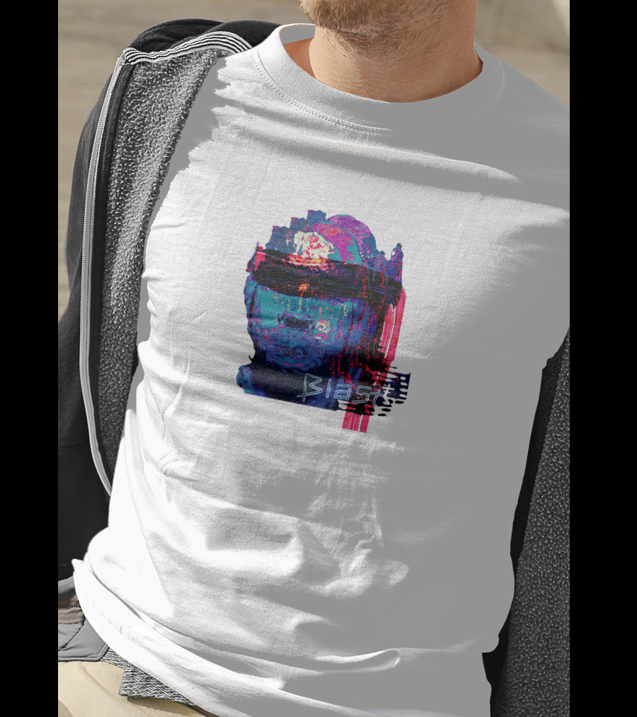 Blast Love Store Neon Abstract Visor Face T-Shirt