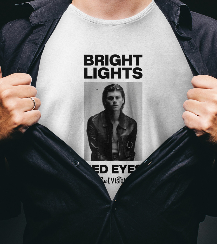 Bright Lights Red Eyes Ruel Vision T-Shirt
