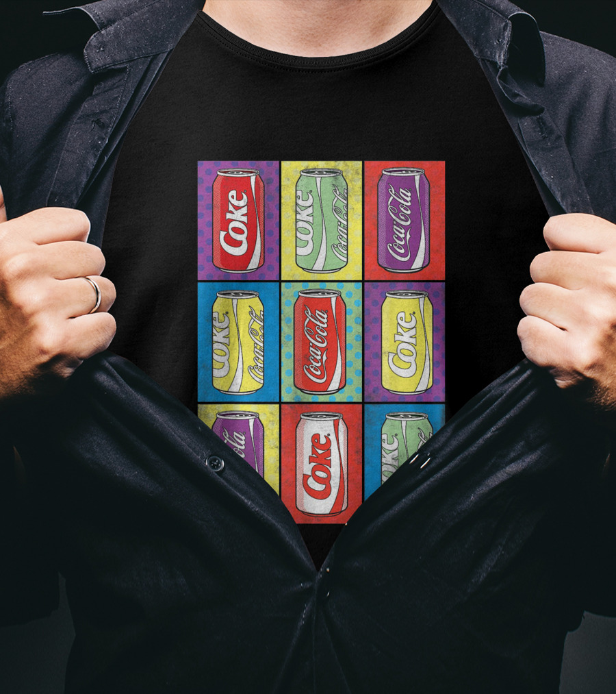Coke Coca Cola Cans Retro Pop T-Shirt