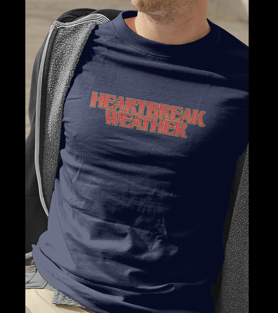 Heartbreak Weather Navy T-Shirt