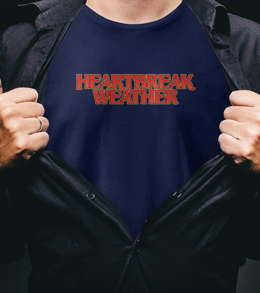 Heartbreak Weather Navy T-Shirt