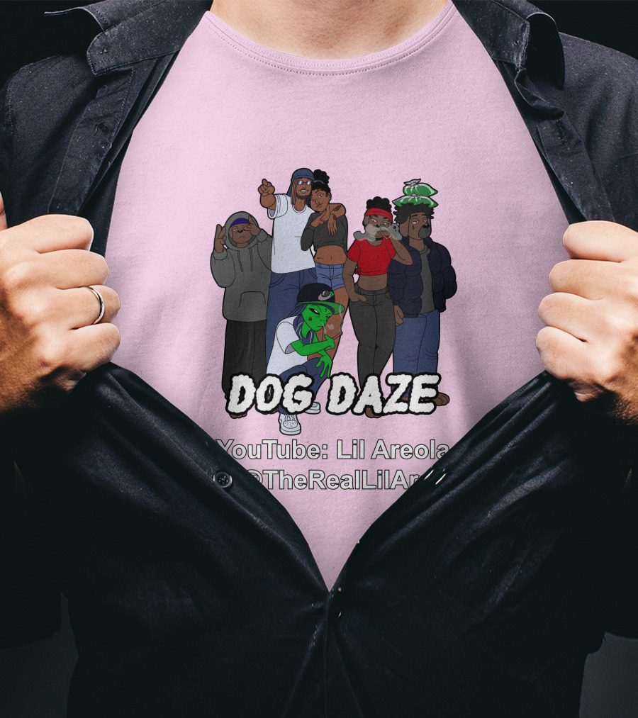 Dog Daze YouTube Lil Areola IC @TheRealLilAreola T-Shirt