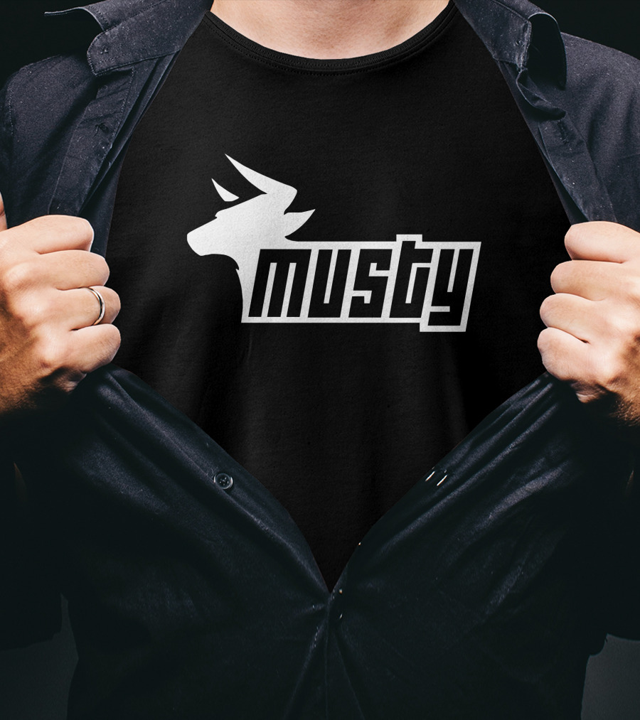 Musty Cow Logo Amustycow Merchandise T-Shirt
