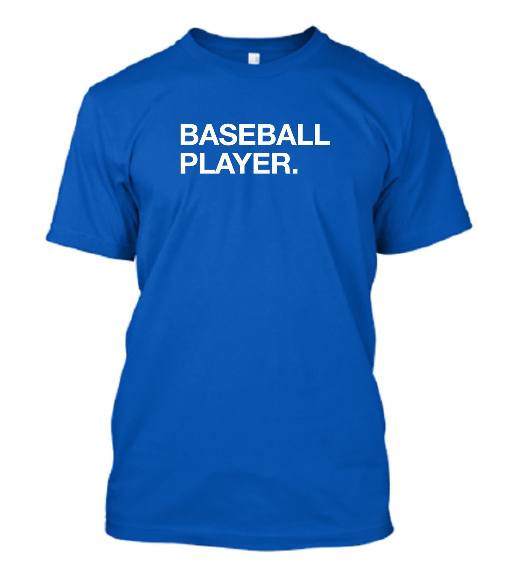 Scott Changnon Baseball Player Blue Text T-Shirt