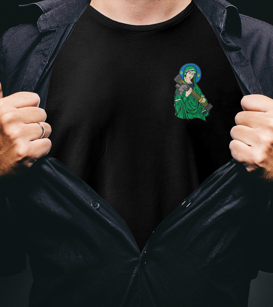 WillRuckforBeer Saint Javelin Rocket T-Shirt