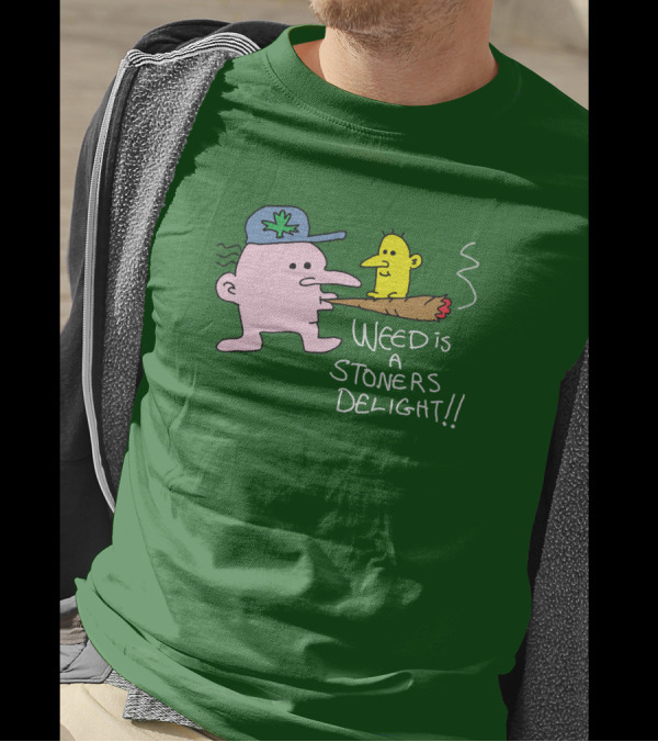The Average Joey Weed Is A Stoners Delight Weed Is A Stoners Delight T-Shirt