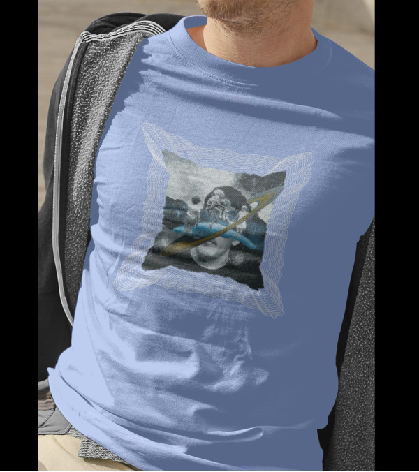 Captain Cloak Brandiswm Inward Astronaut Rings James Mark T-Shirt