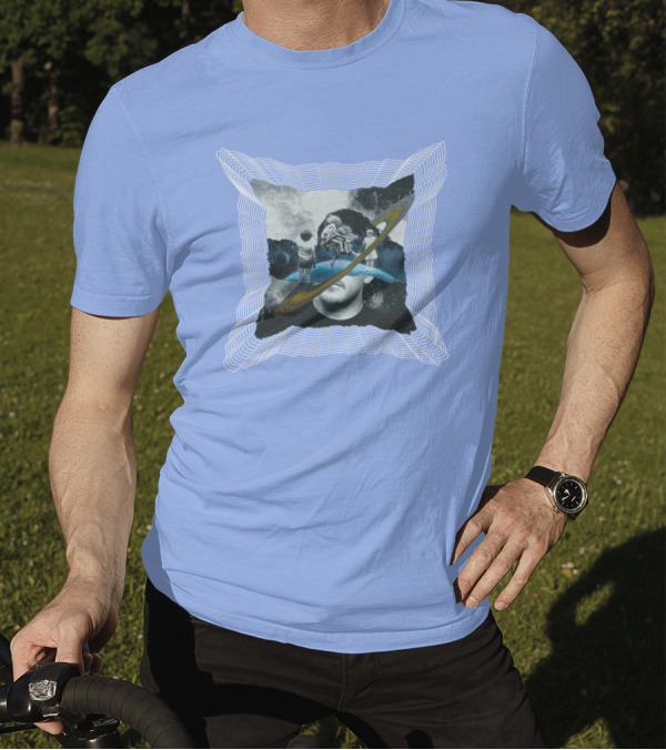 Captain Cloak Brandiswm Inward Astronaut Rings James Mark T-Shirt
