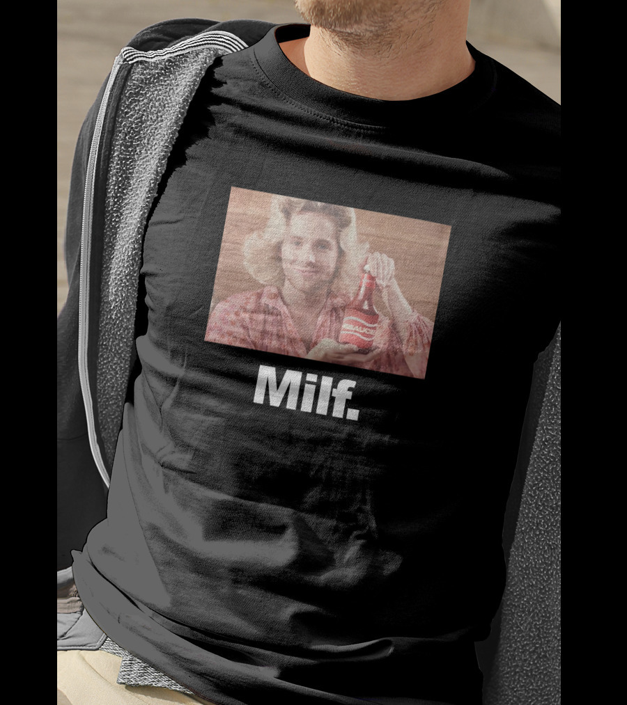 Luke Hemmings 5SOS 5Sauce Milf Bottle Image T-Shirt