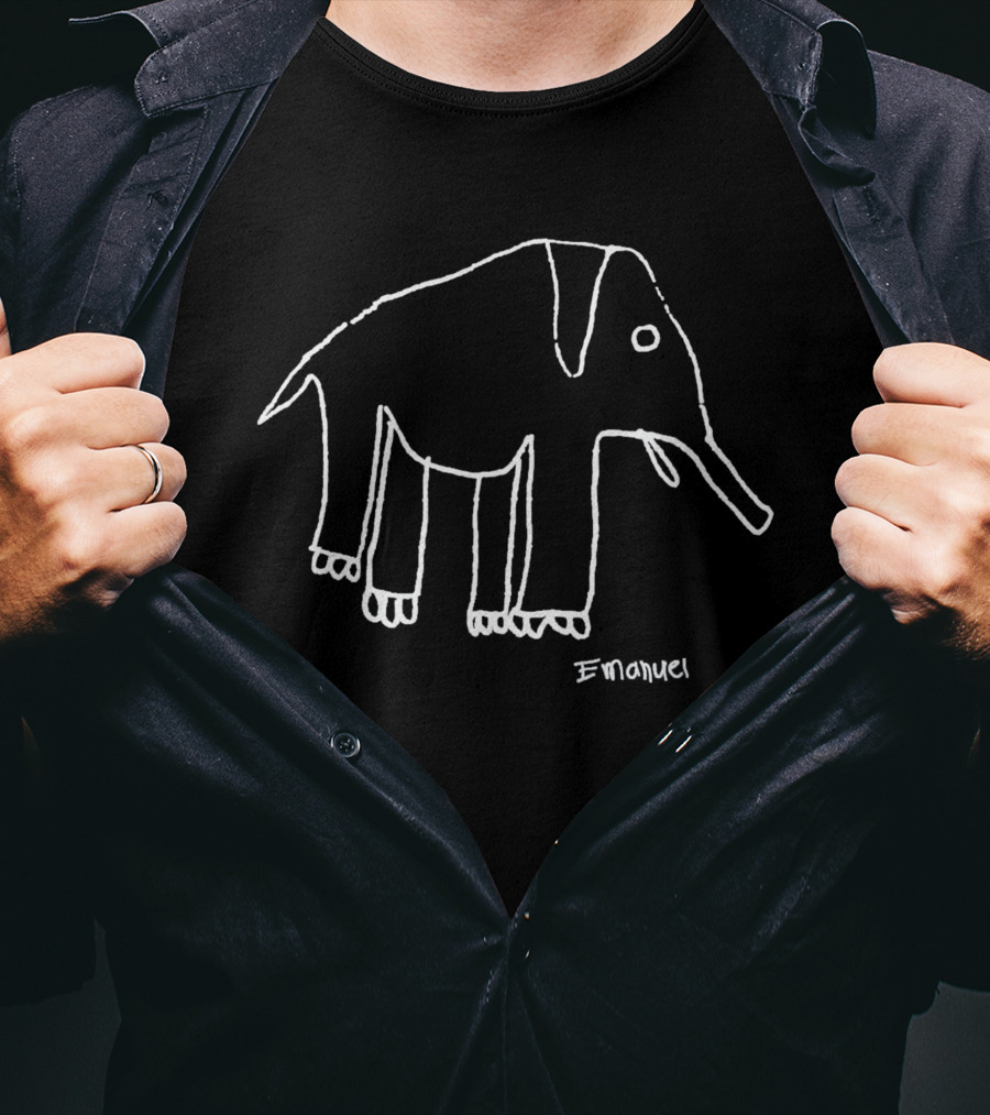 Umano Emanuel Elephant Drawing T-Shirt