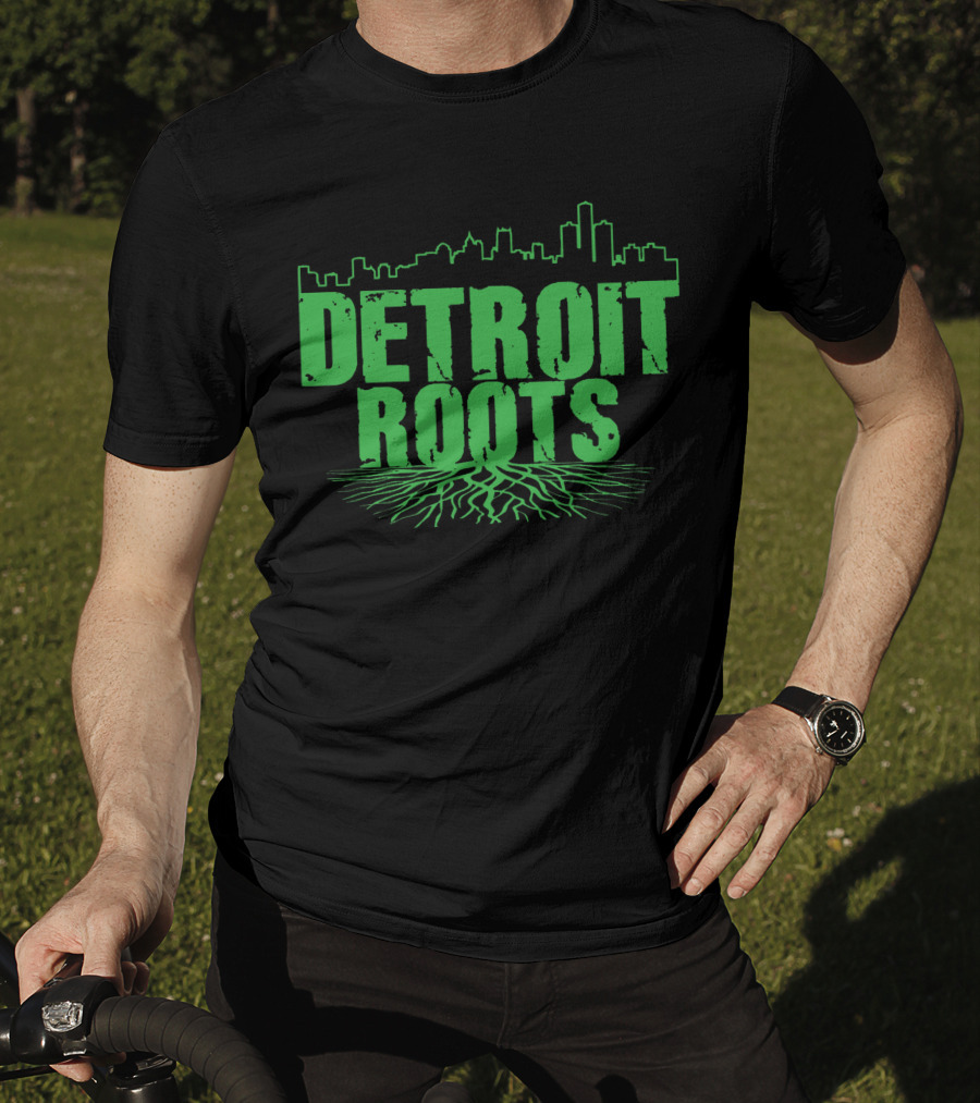 Detroit Roots Skyline Tree T-Shirt
