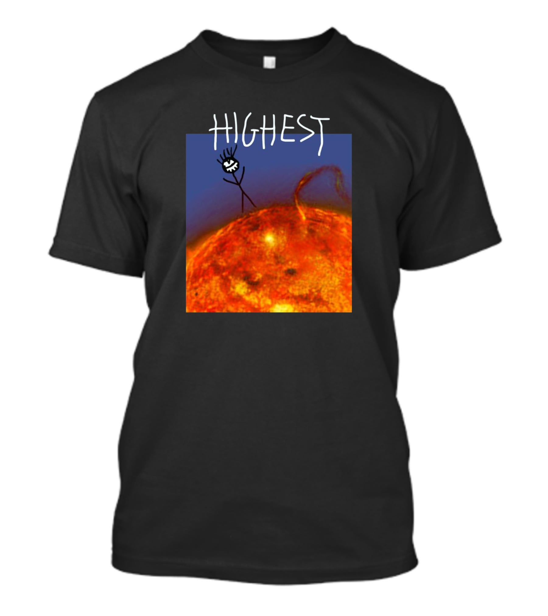 Travis Scott Highest Sun Stick Figure T-Shirt