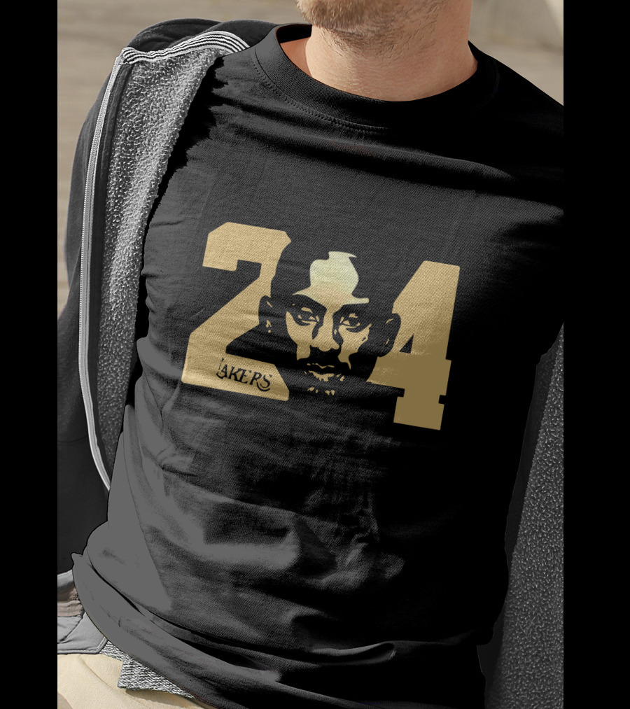 24 Lakers Iconic Gold T-Shirt