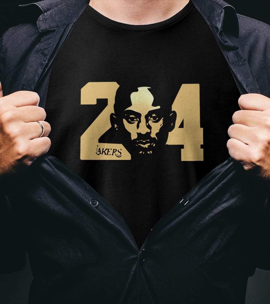 24 Lakers Iconic Gold T-Shirt