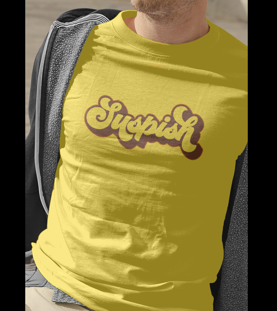 Merchlabs Suspish Stylized Text T-Shirt