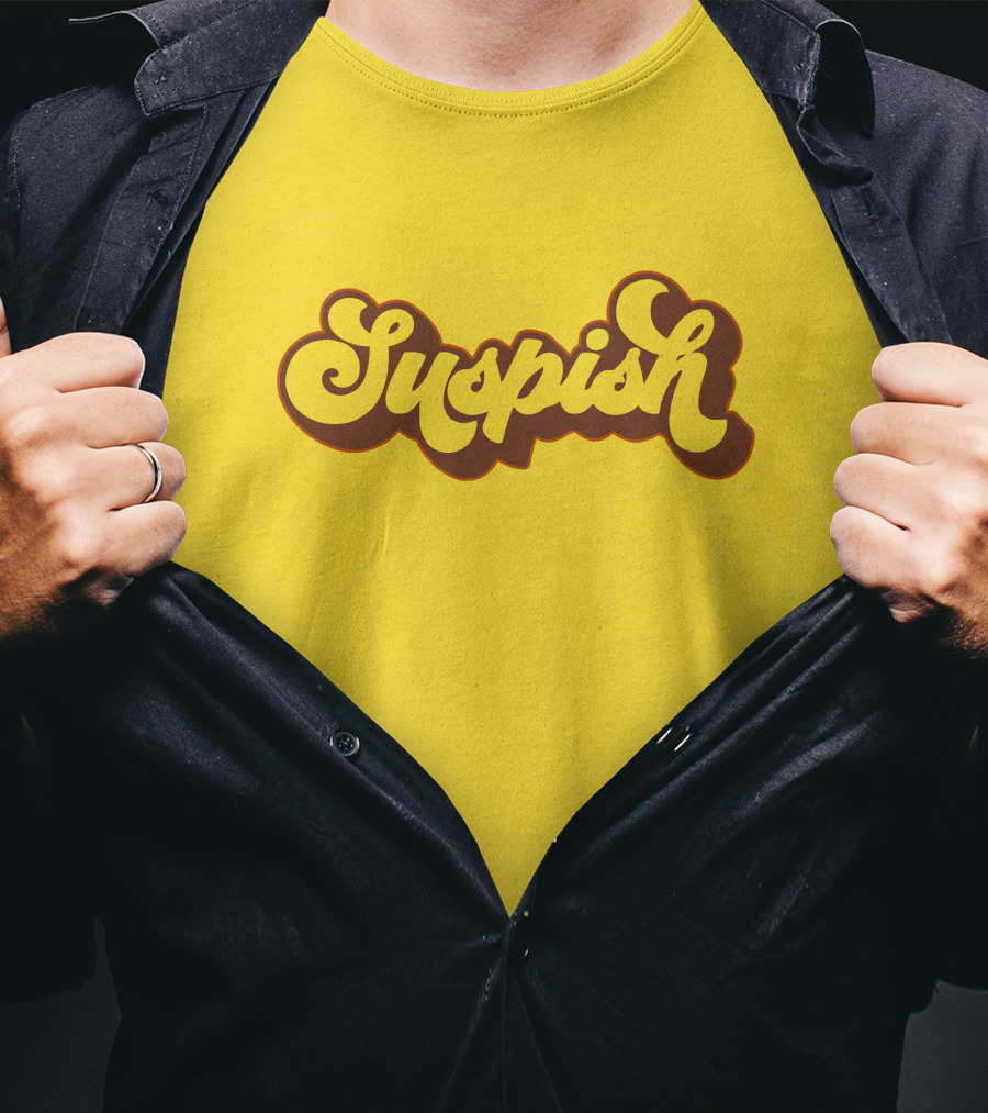 Merchlabs Suspish Stylized Text T-Shirt