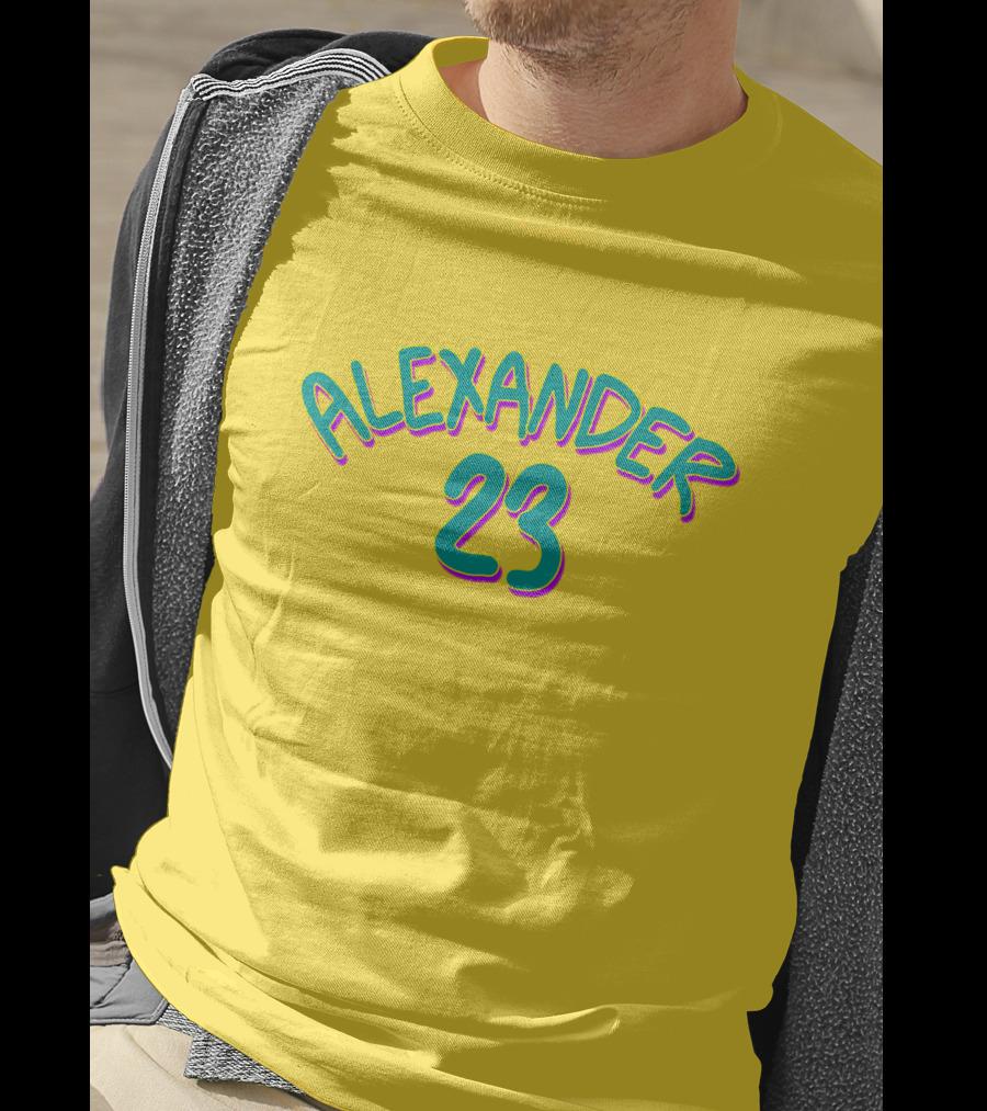 Alexander 23 Merch Spring Yellow T-Shirt