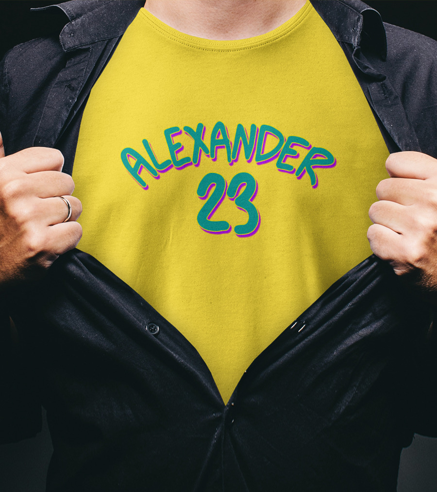 Alexander 23 Merch Spring Yellow T-Shirt