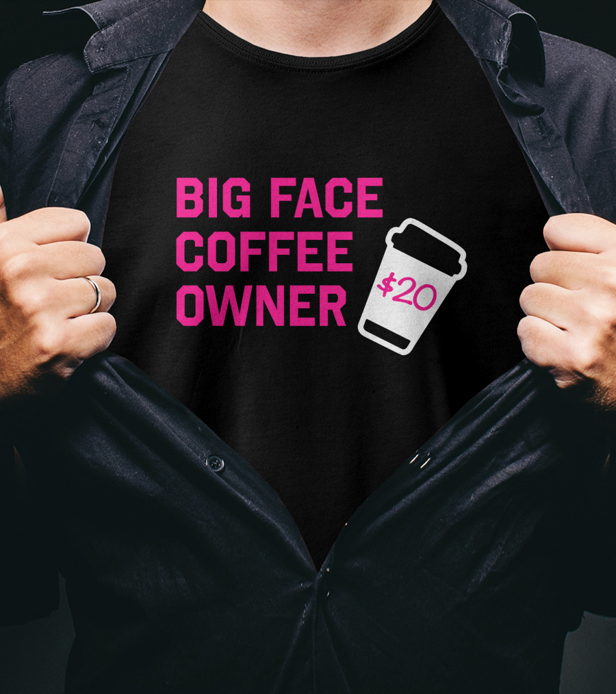 Big Face Coffee Owner $20 Miami Heat UK T-Shirt