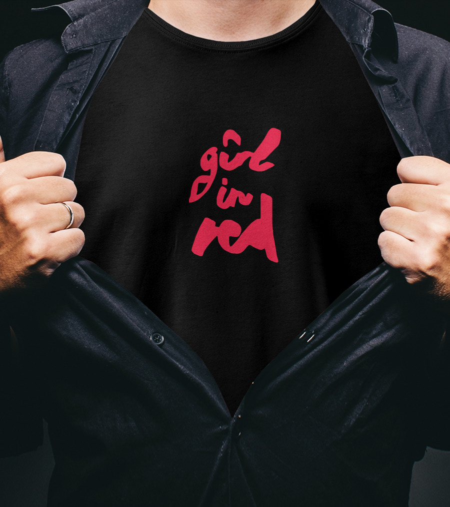 Girl In Red Merch Text T-Shirt