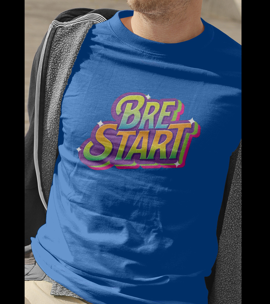 Uuddshop Bre Start Bubble Retro Rainbow T-Shirt