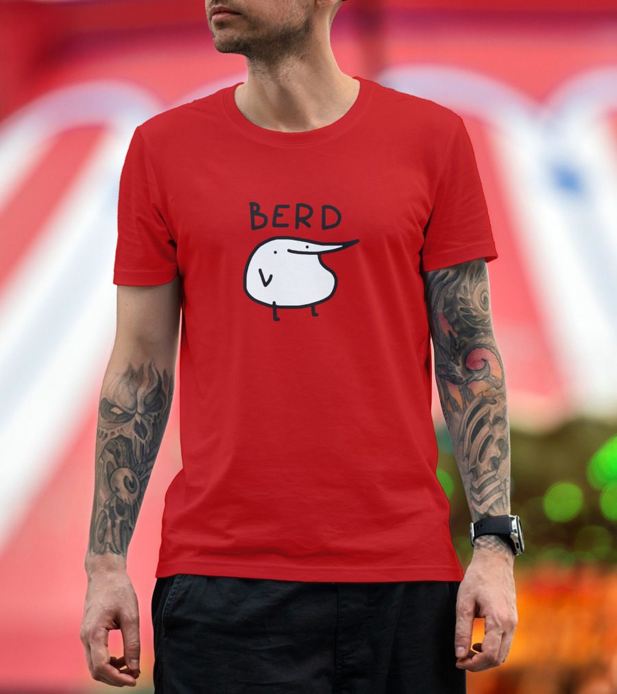Berd Meme Cartoon Character T-Shirt