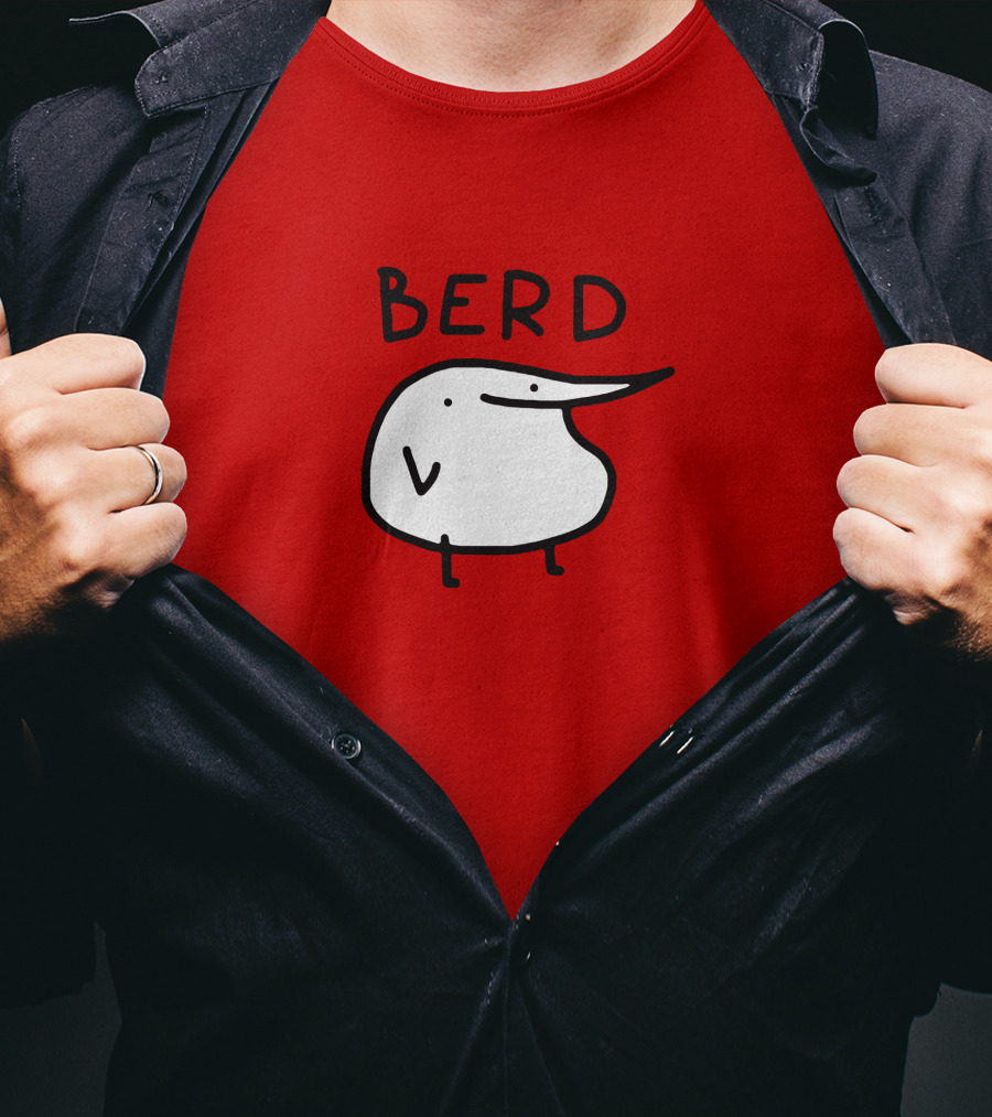 Berd Meme Cartoon Character T-Shirt