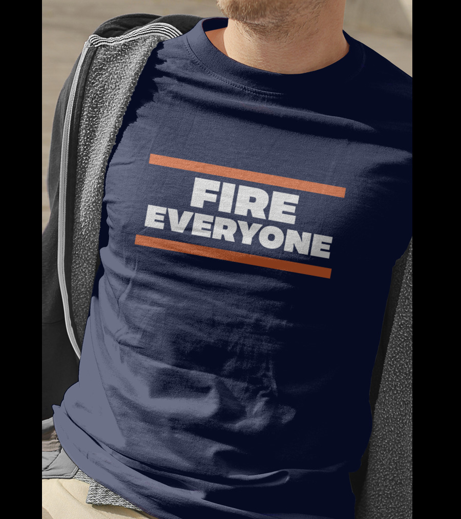 Fire Everyone Bears Drunk Khalil Mack Football Satire Phrase T-Shirt