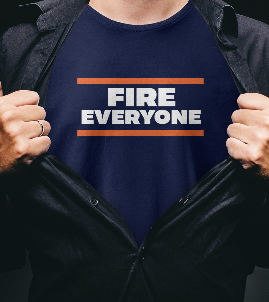 Fire Everyone Bears Drunk Khalil Mack Football Satire Phrase T-Shirt