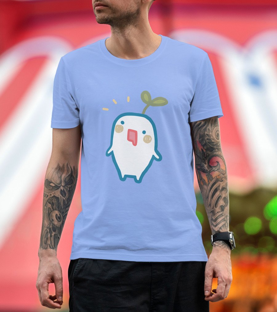 Senpai Market Sprout Superaenbow Kawaii Plant Character T-Shirt