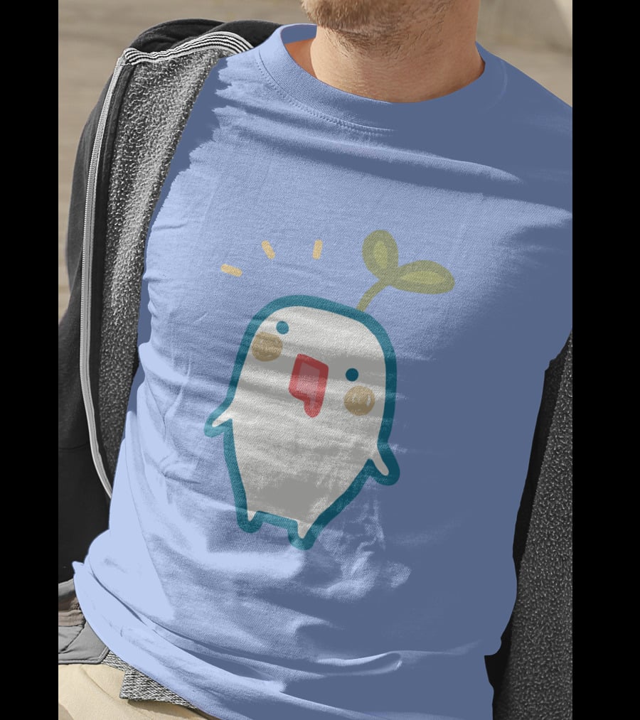 Senpai Market Sprout Superaenbow Kawaii Plant Character T-Shirt