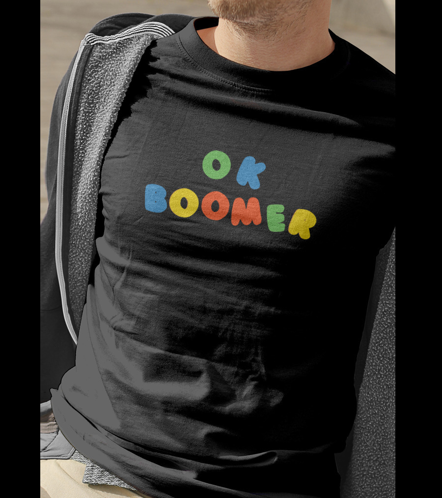 OK Boomer Fridge Magnet Toy Block Letter T-Shirt