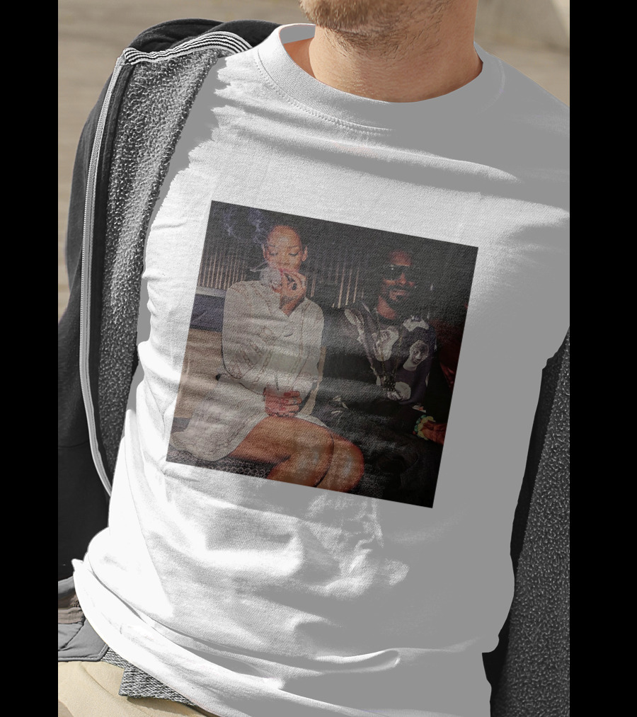 Rihanna Snoop Dogg Fenty Smoky Moment T-Shirt