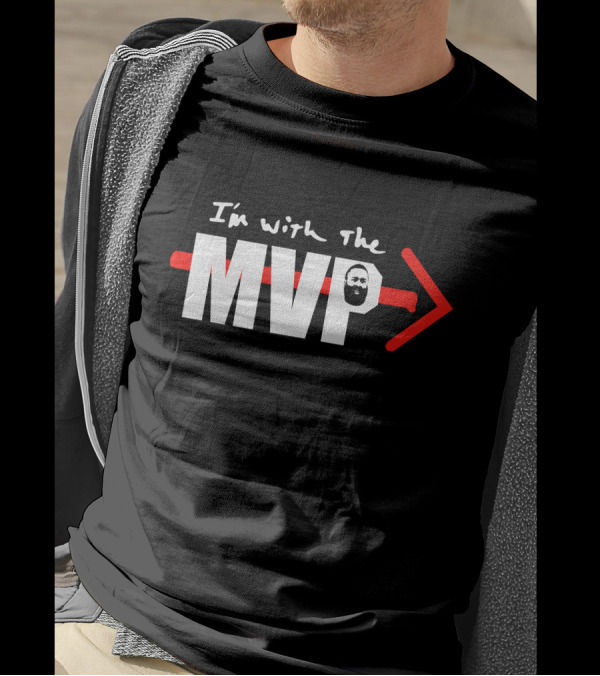 I'm With The MVP J Tucker Arrow T-Shirt
