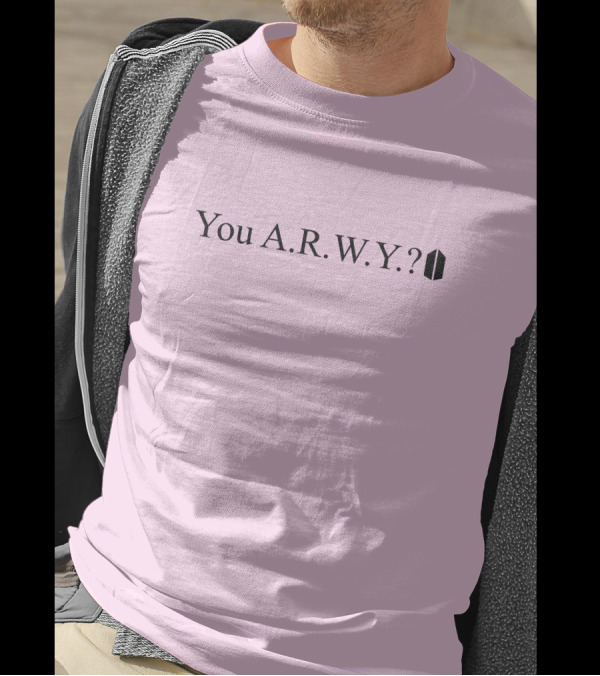 You A.R.M.Y.? With Icon Symbol Pink Background T-Shirt