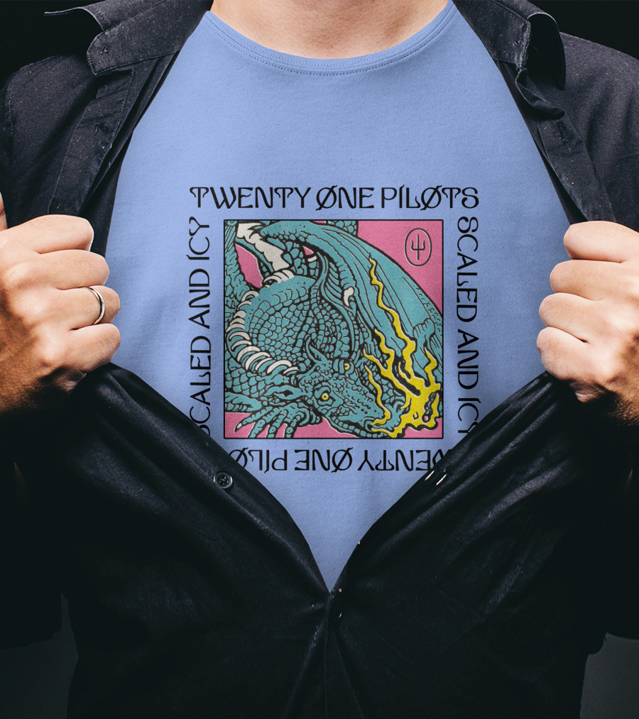 Twenty One Pilots Scaled And Icy Dragon T-Shirt