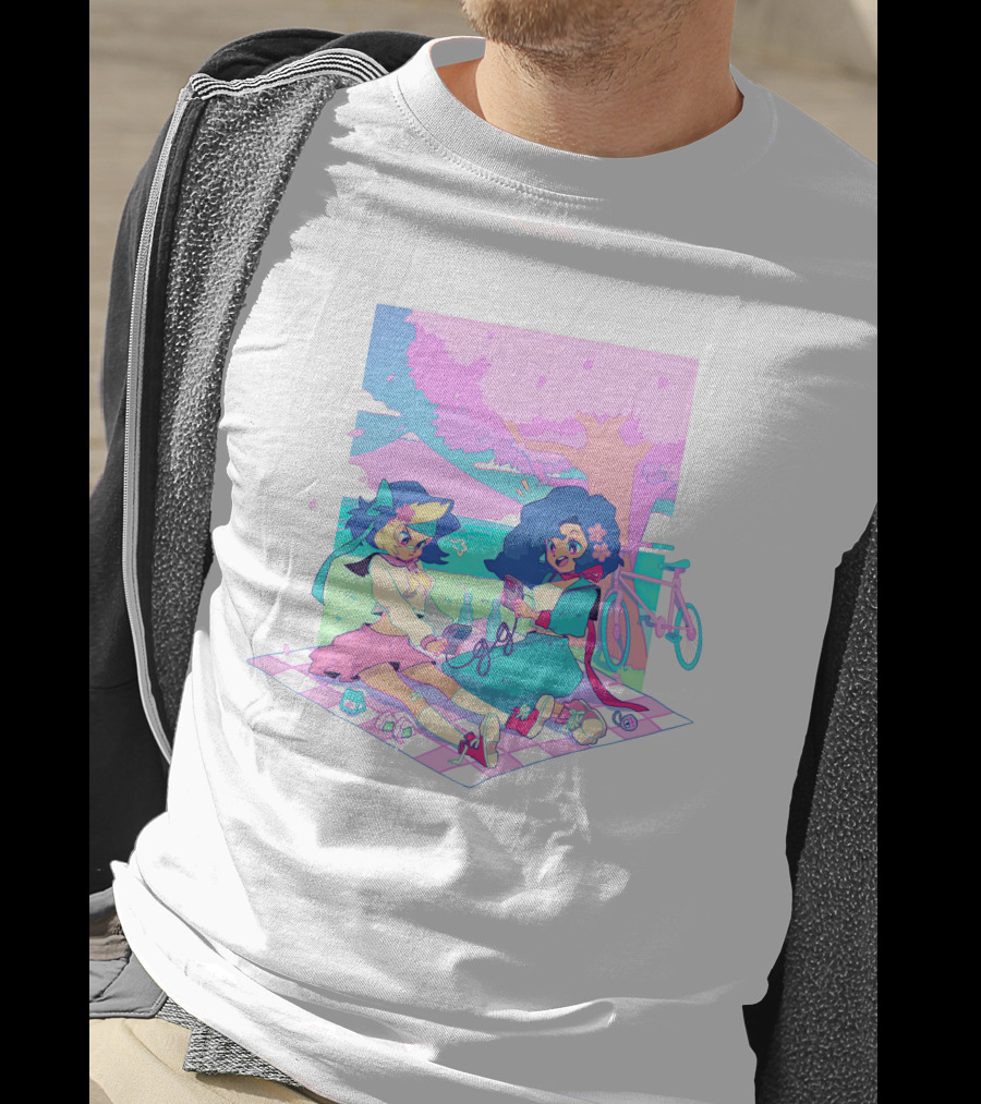 Game Grumps Game Gyaru Sakura Picnic Anime Aesthetic Retro Vibe T-Shirt