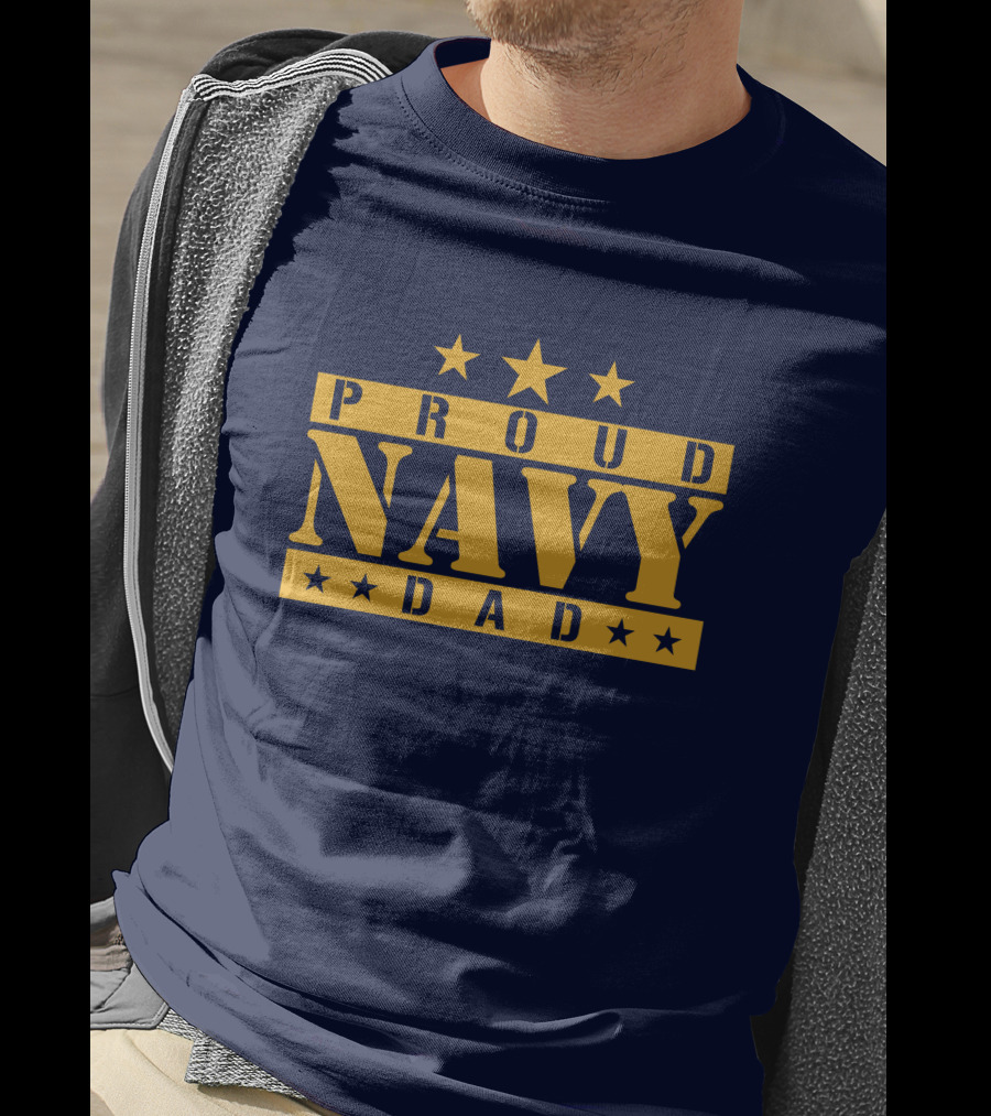 Proud Navy Dad Justmeagain34 T-Shirt