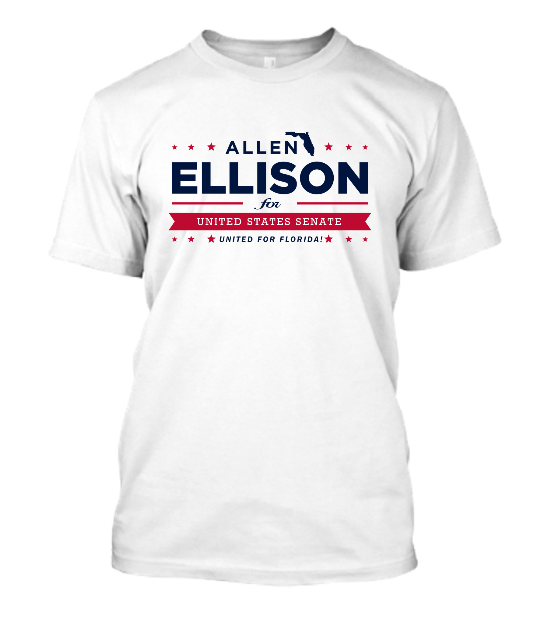 Allen Ellison For United States Senate United For Florida T-Shirt