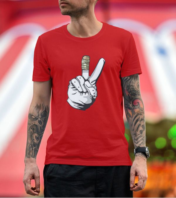 Premium T-Shirt: Loose Cannons Ant Man Deuces Victory Hand Samer Ali T-Shirt Loose Cannons Ant Man Deuces Victory Hand Samer Ali T-Shirt