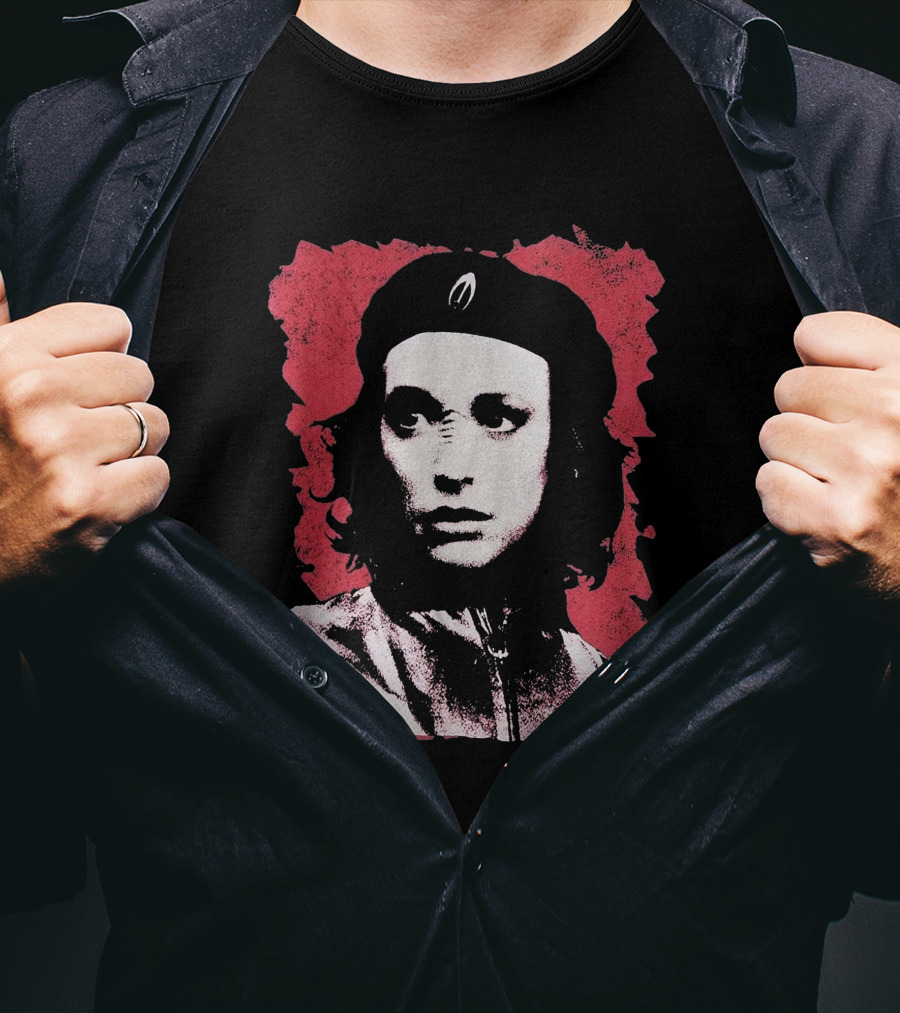 Kira Che Guevara Style Red Splat Star Trek T-Shirt