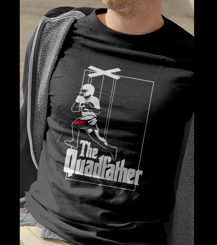 Aj Dillon The Quadfather Football Puppet T-Shirt