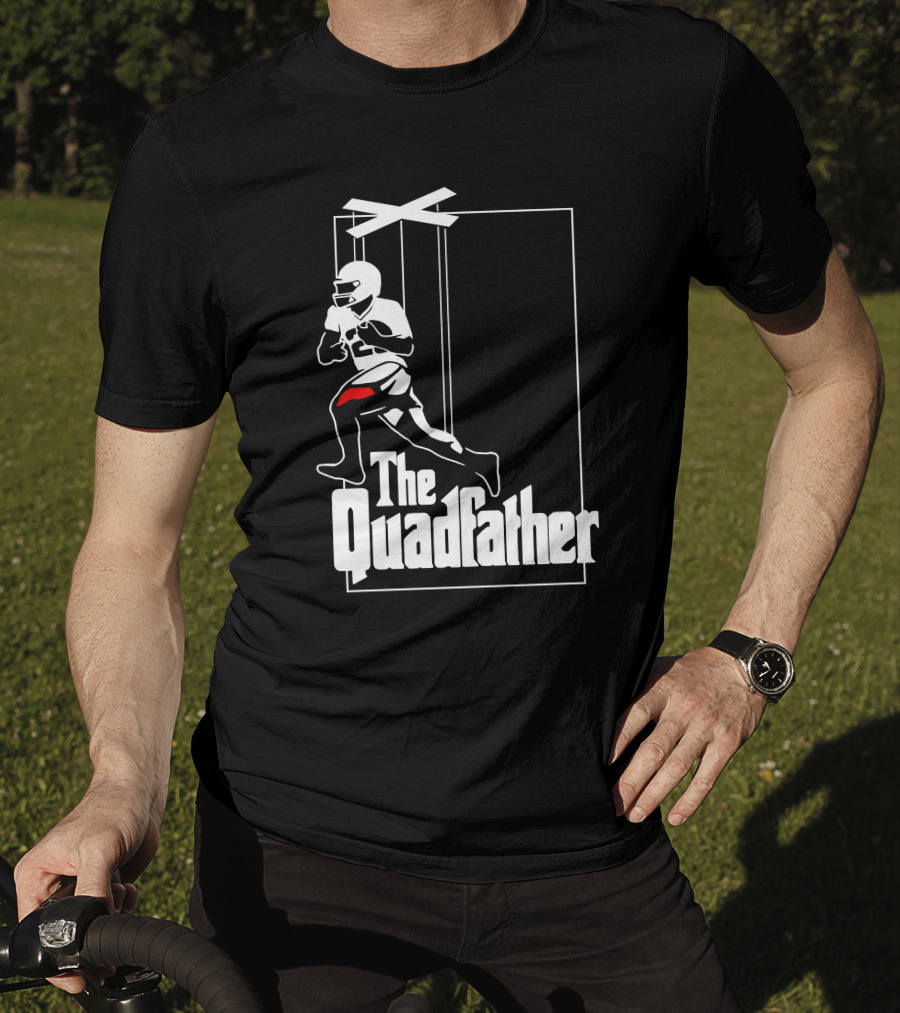 Aj Dillon The Quadfather Football Puppet T-Shirt