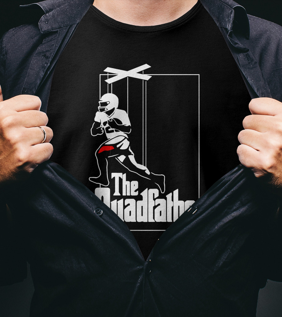 Aj Dillon The Quadfather Football Puppet T-Shirt