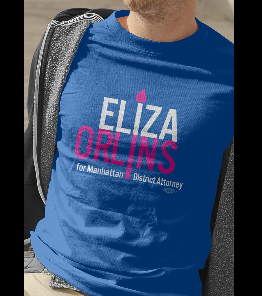 Eliza Orlins For Manhattan District Attorney Campaign Flame T-Shirt